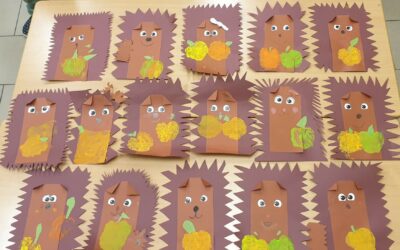 2. E: Podzimní tvoření – ježečci