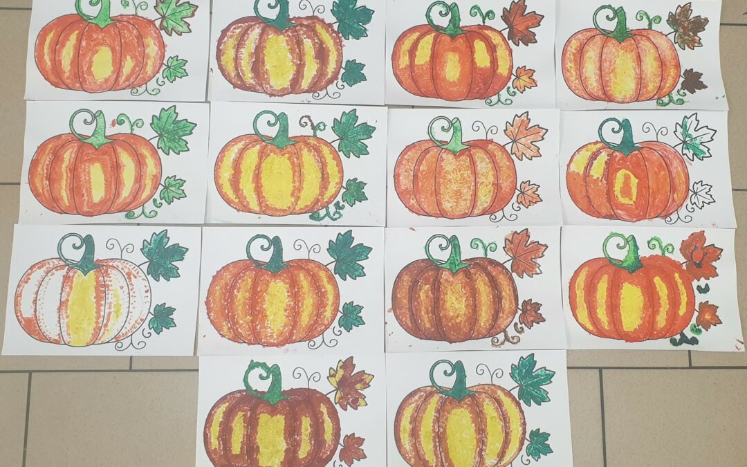 2. E: Výtvarná výchova – dýně