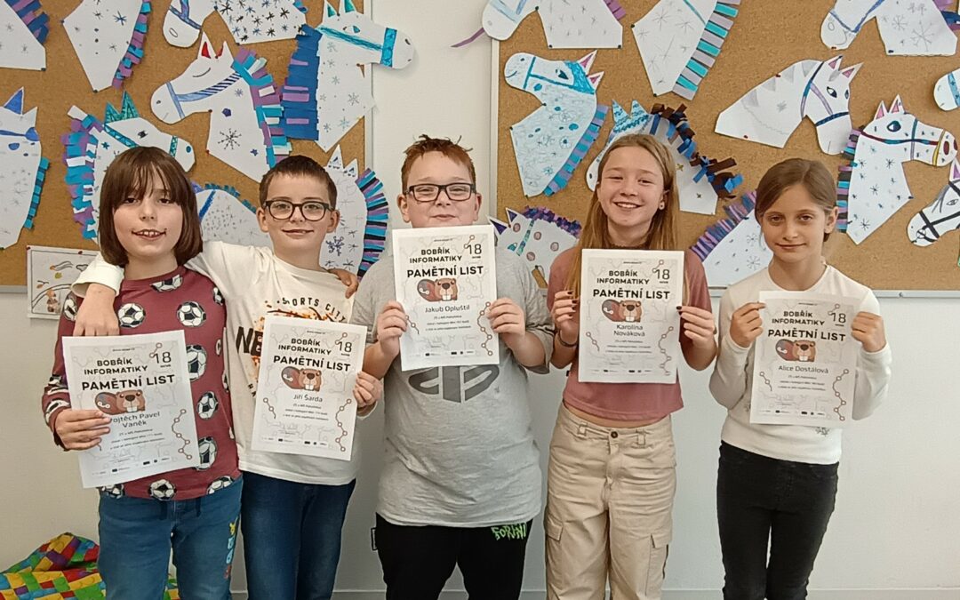 4. E: Bobřík informatiky