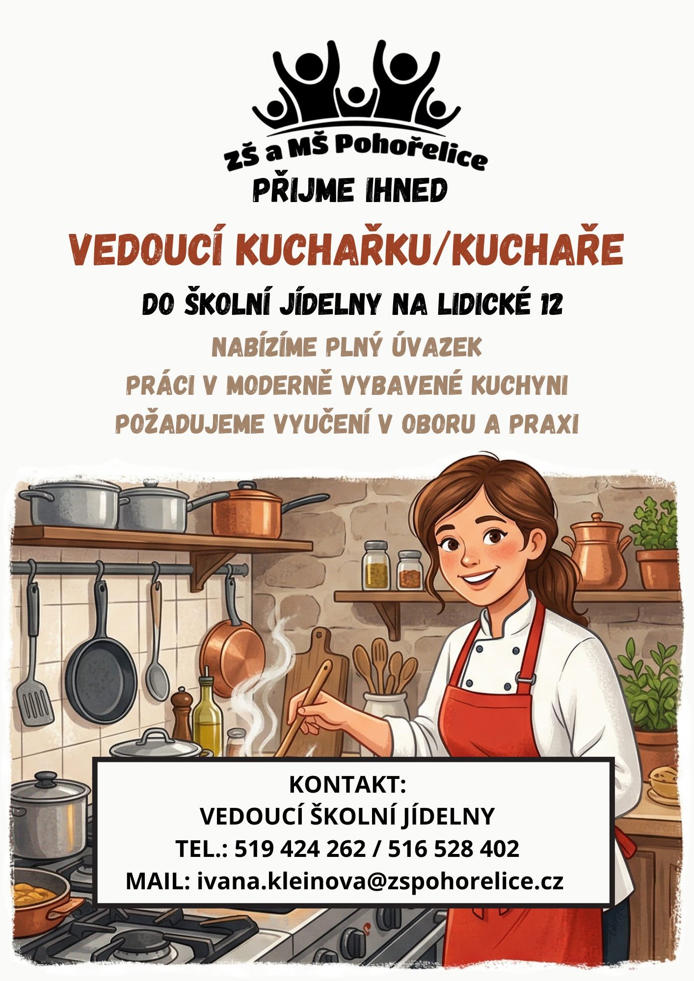 inzerát kuchyně
